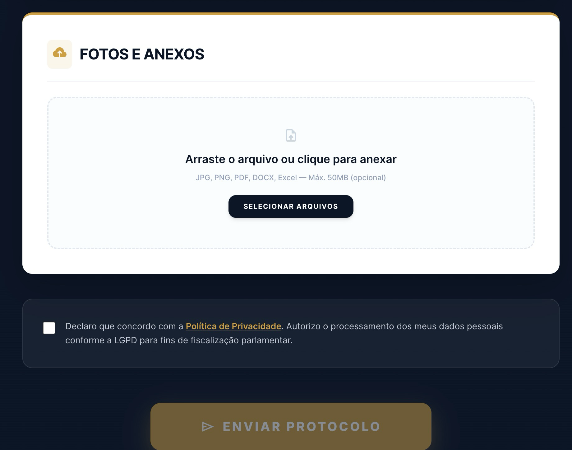 LP de Demandas - Mapa